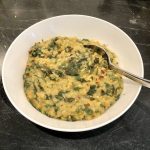 Spicy Red Lentils with Spinach & Orange Juice